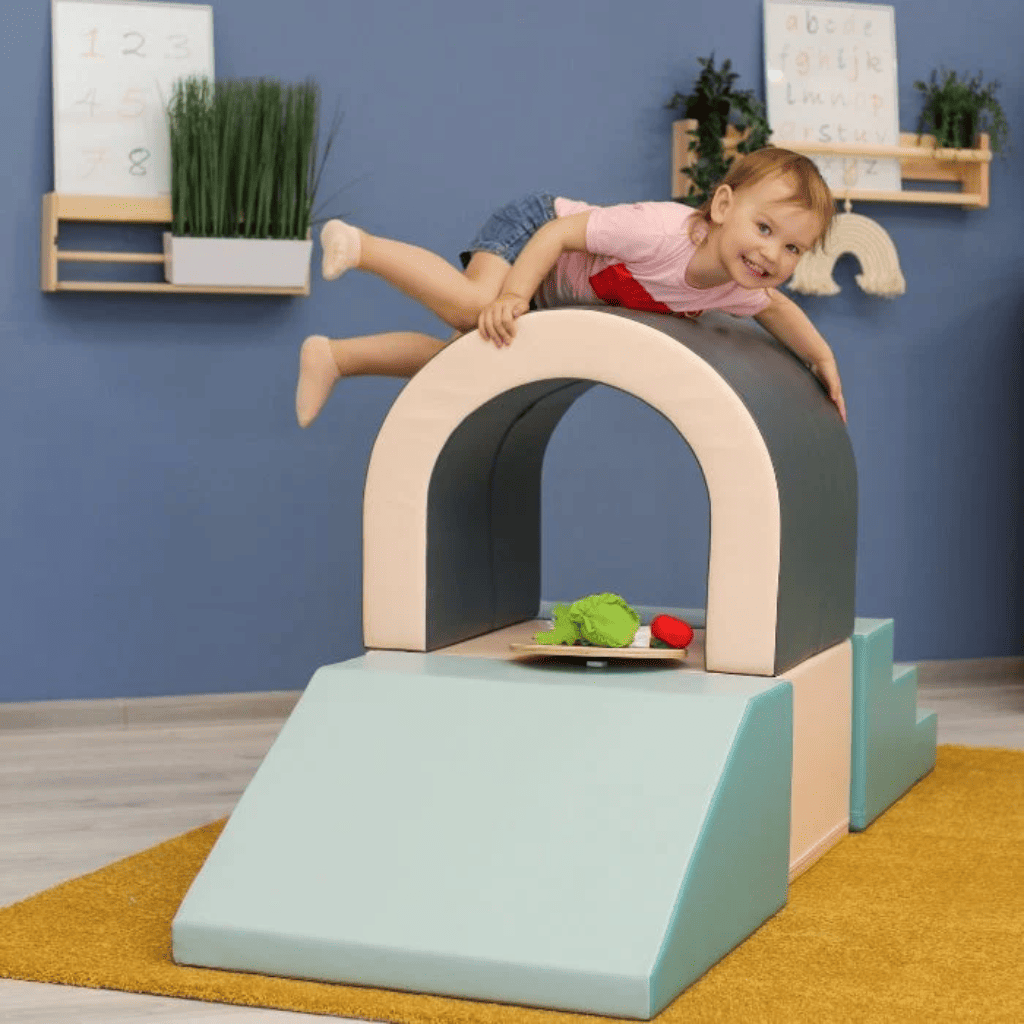 Soft Play Set Tunnel - Pastel en | Motricidade Tinitto – Fabrication européenne