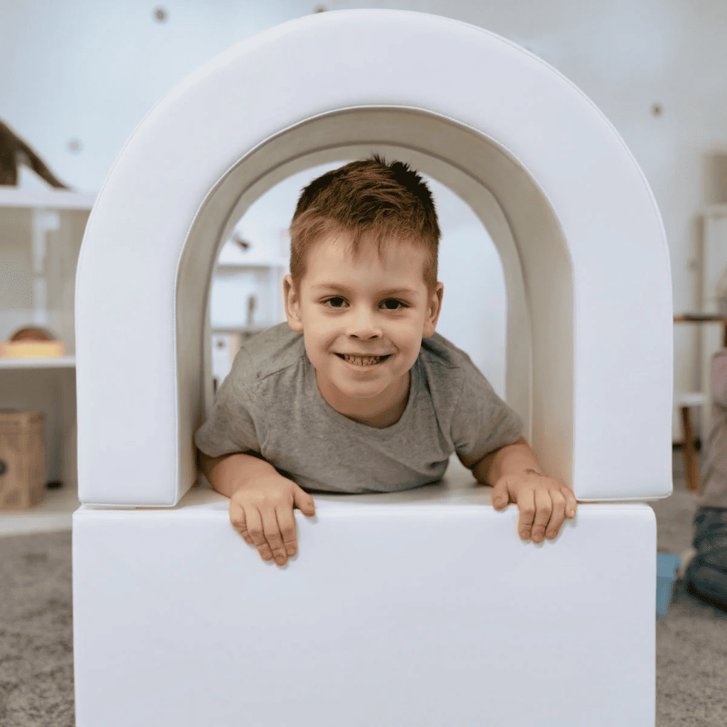 Soft Play Set Tunnel - White en | Motricidade Tinitto – Fabrication européenne