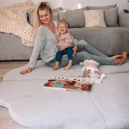 Tapis de jeu Nuage en Pink | Motricidade Tinitto – Fabrication européenne