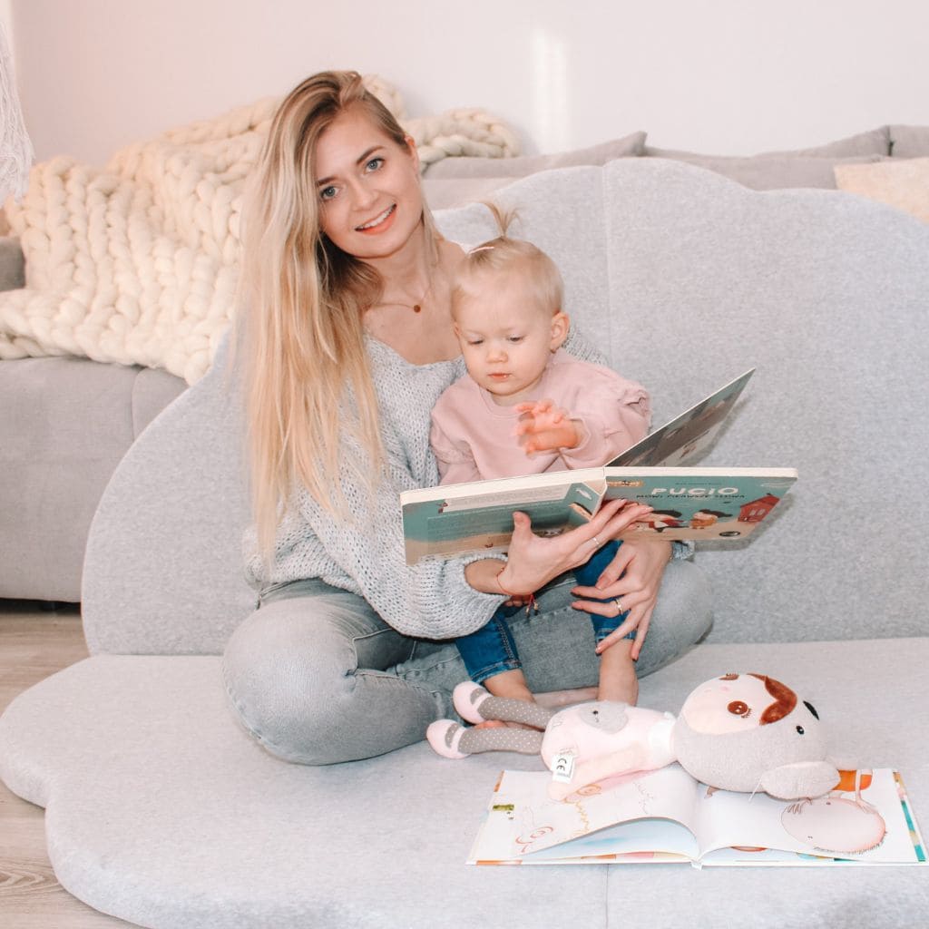 Tapete de brincar Nuage em rosa | Motricidade Tinitto – Fabricação europeia