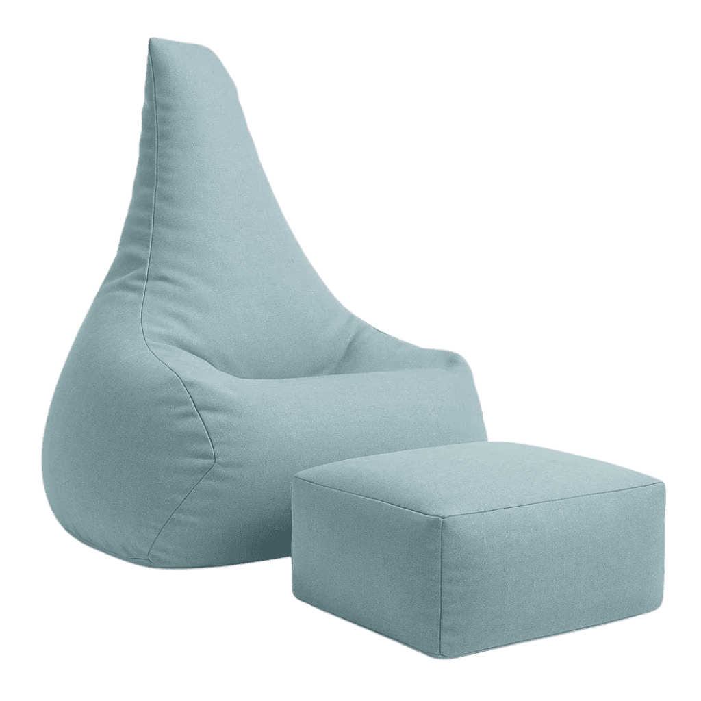 Tearo : Pouf & Repose - Pieds pour Enfants en Grey | Decoração Tinitto – Fabrication européenne