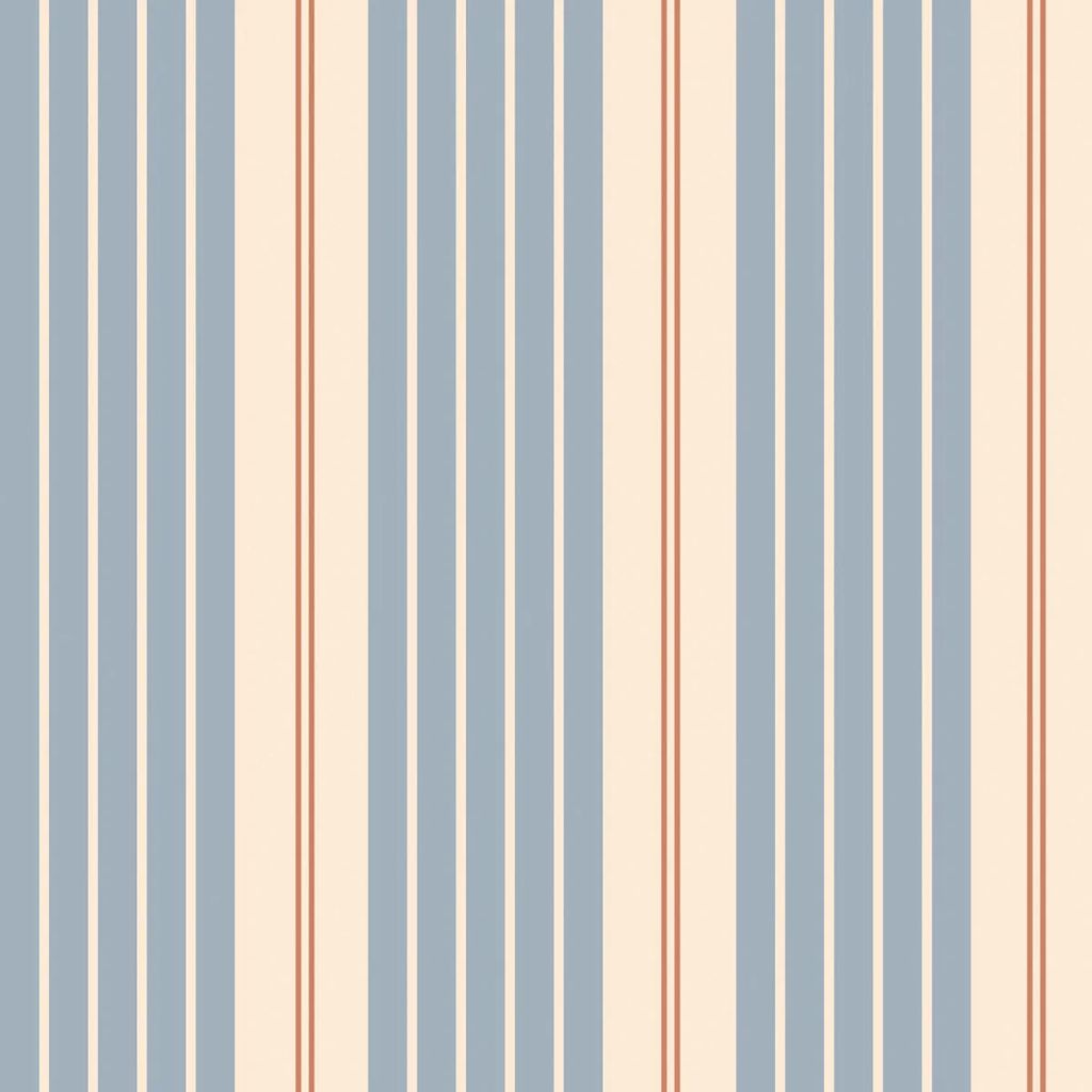 Papier Peint Rayures Bleu Vintage – Élégance Classique
