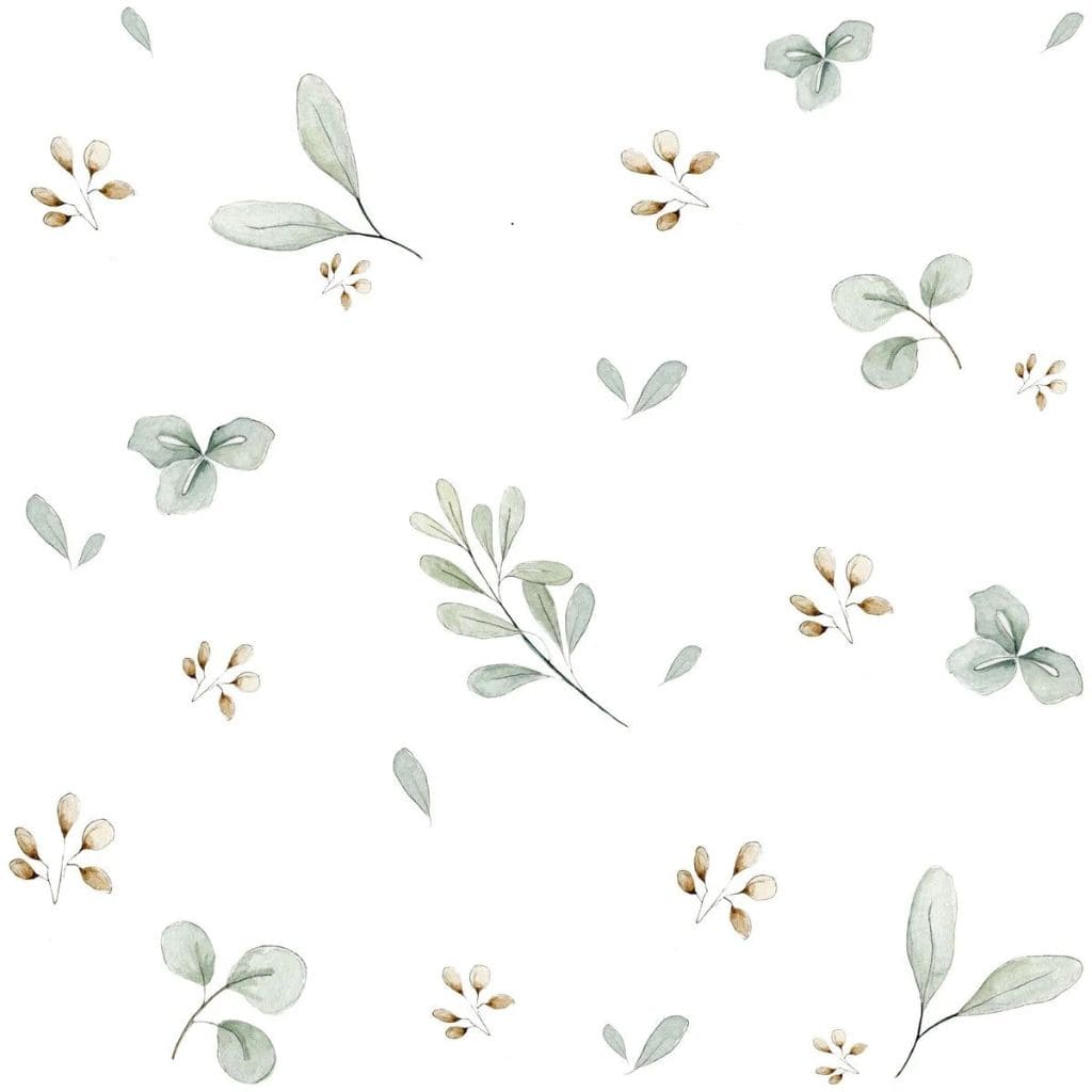 Papier Peint Feuilles Minimini – Douceur Naturelle