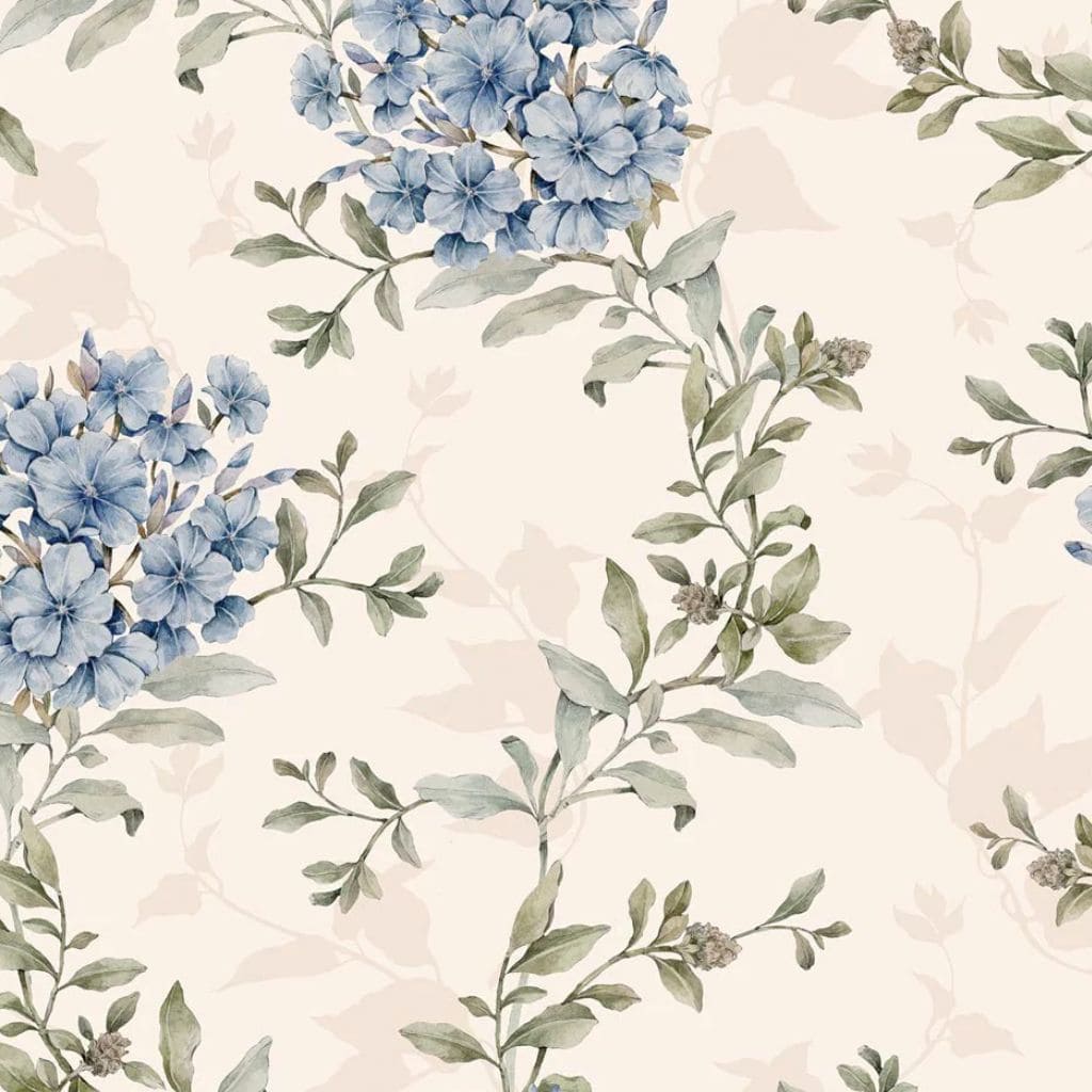 Papier Peint Premium Bleu Tressé