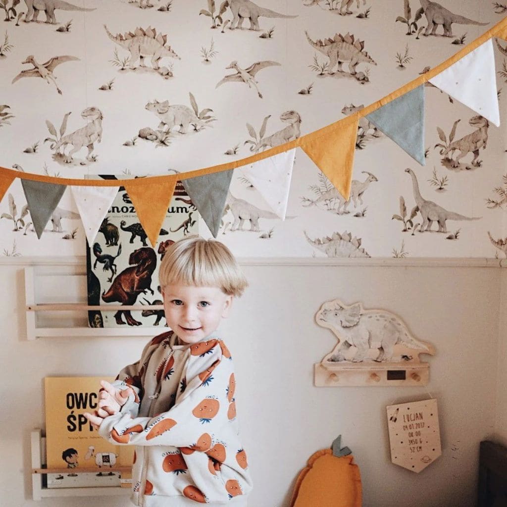 Papier Peint Dinosaures Joyeux