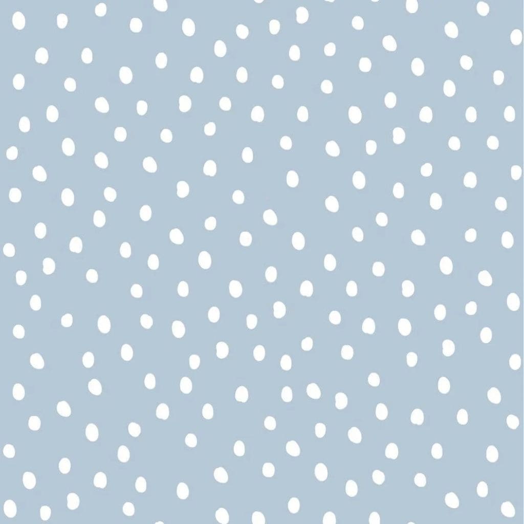 Papier Peint Pois Bleus Doux
