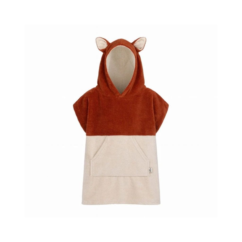 Poncho de Bain Enfant Orange - Surfbunny