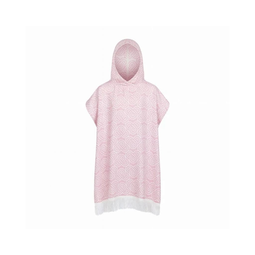 Poncho de Bain Enfant Rose