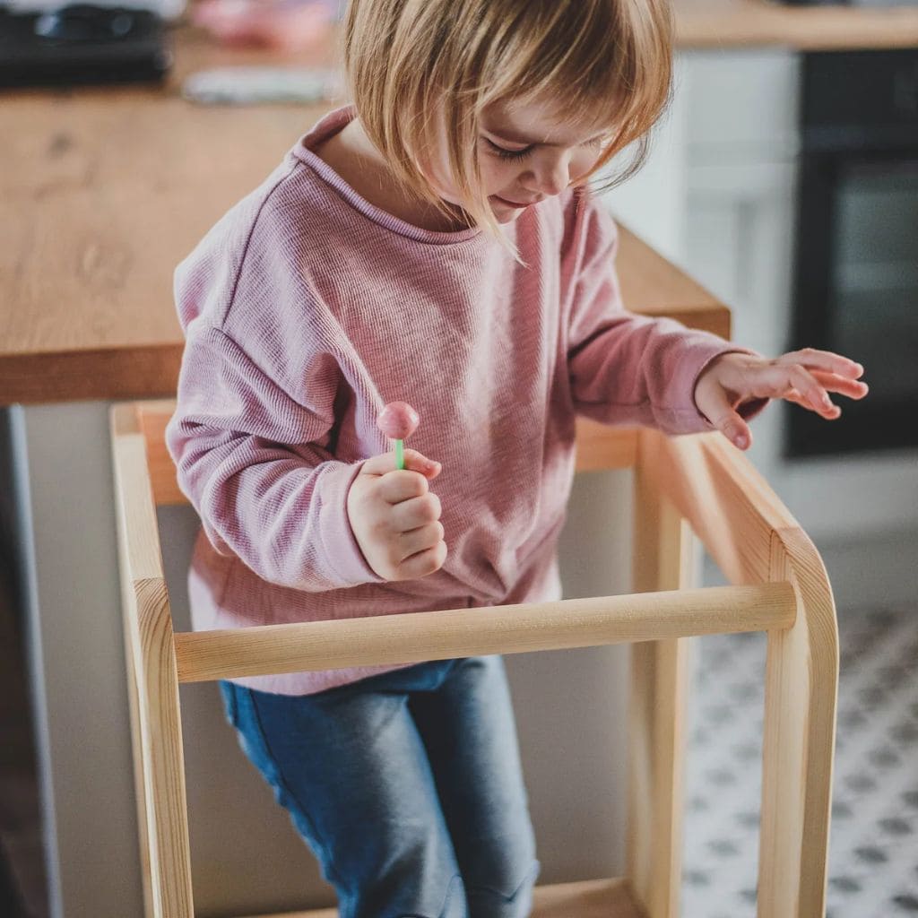 Tour d'Observation Montessori en Bois Naturel