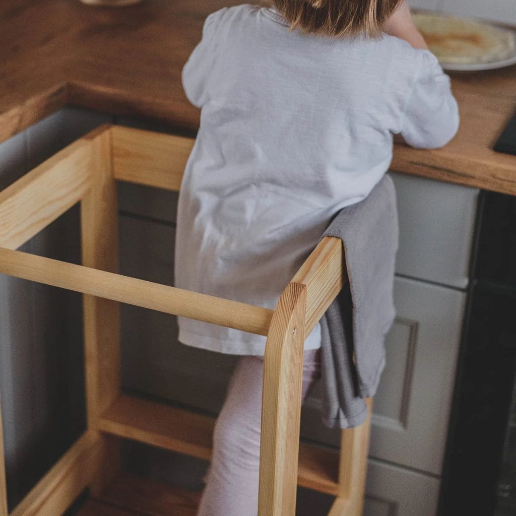 Tour d'Observation Montessori en Bois Naturel