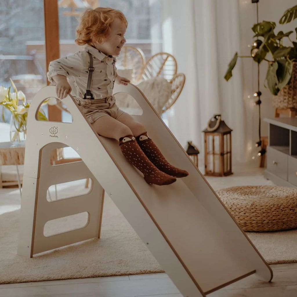 Toboggan Scandinave en Bois pour Enfants