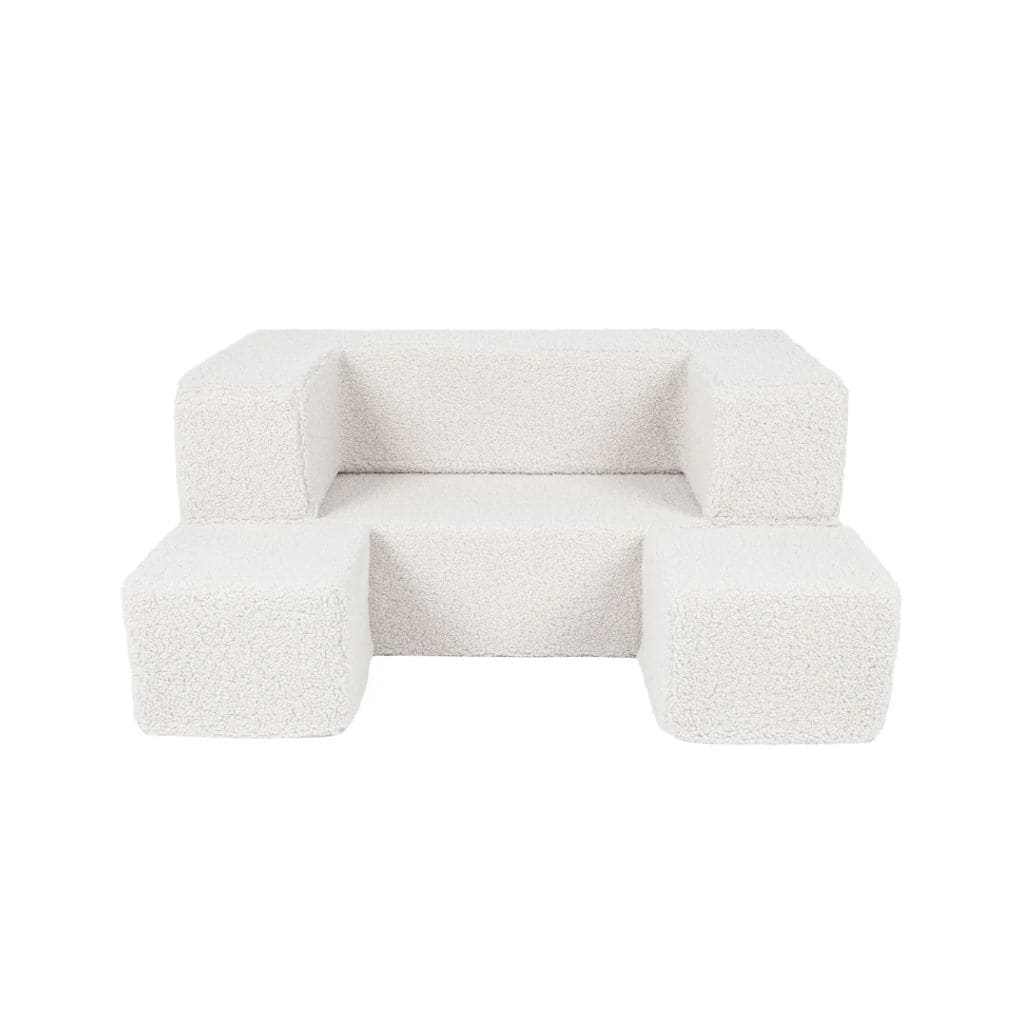 Canapé Cube Ours MeowBaby® - Cream
