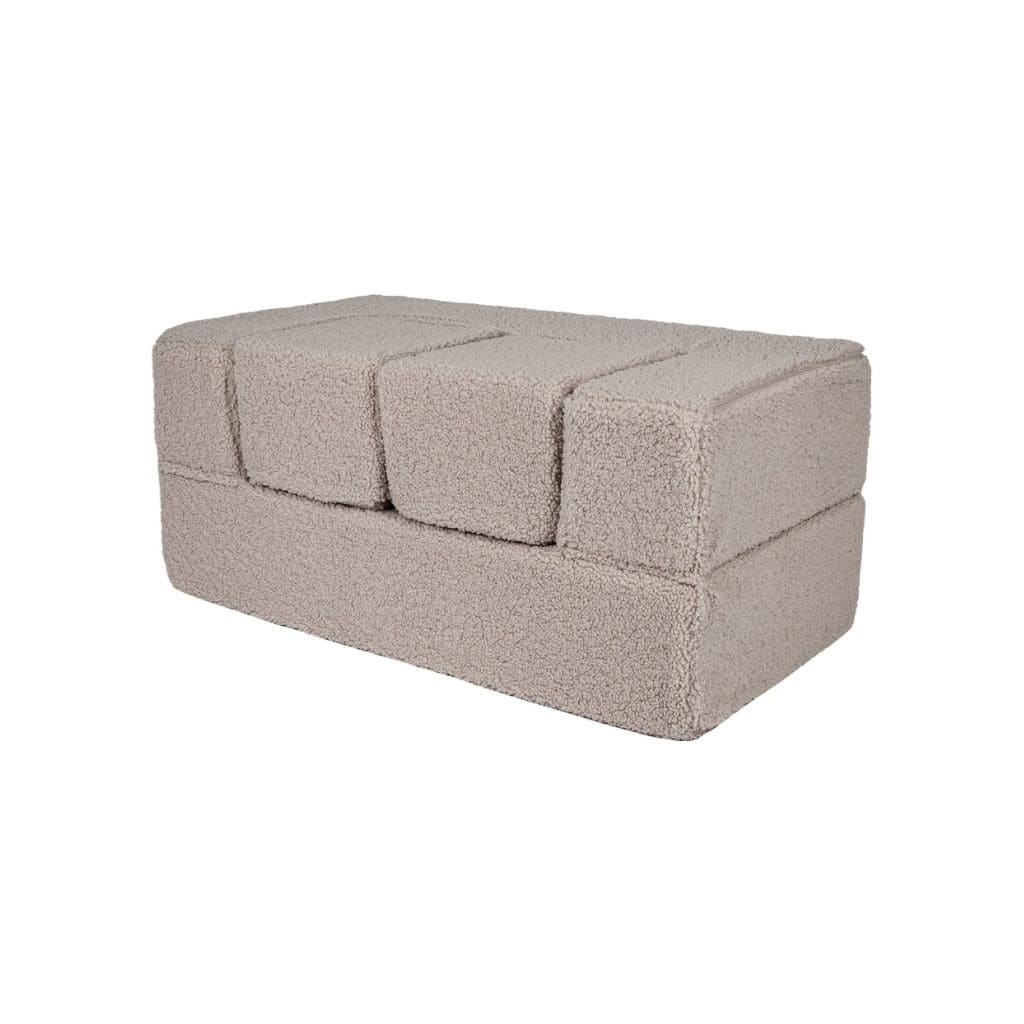 Canapé Cube en Velours MeowBaby® -Gris