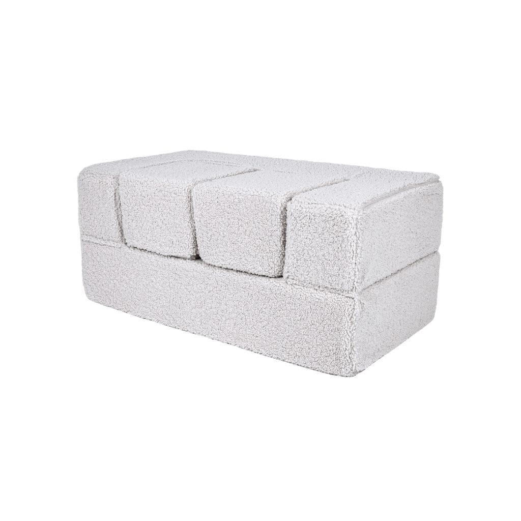 Canapé Cube Ours MeowBaby® - Blanc