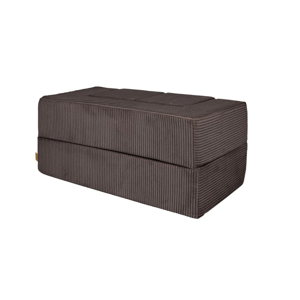 Canapé Cube en Velours MeowBaby® - Brown