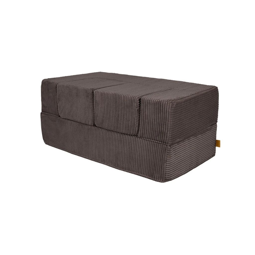 Canapé Cube en Velours MeowBaby® - Brown