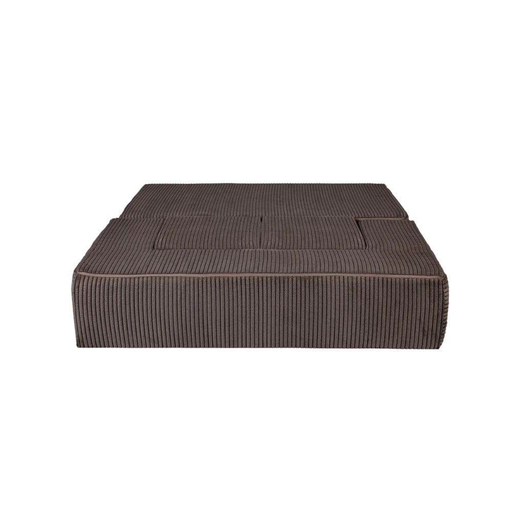 Canapé Cube en Velours MeowBaby® - Brown