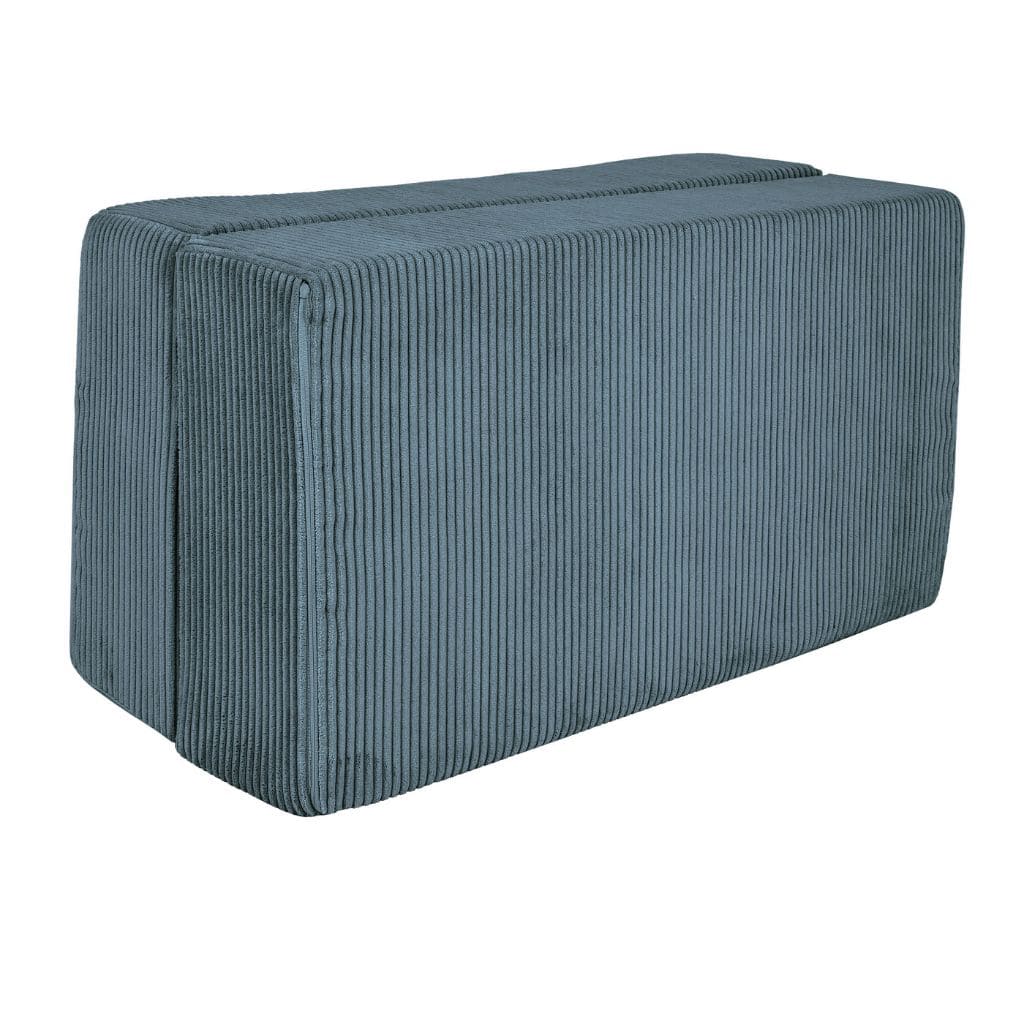 Canapé Cube en Velours MeowBaby®  - Turquoise