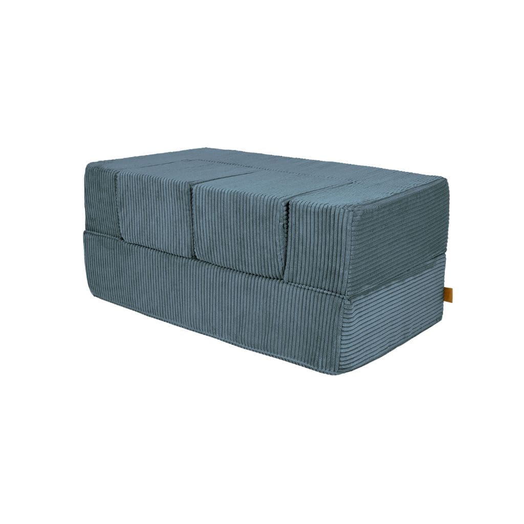 Canapé Cube en Velours MeowBaby®  - Turquoise