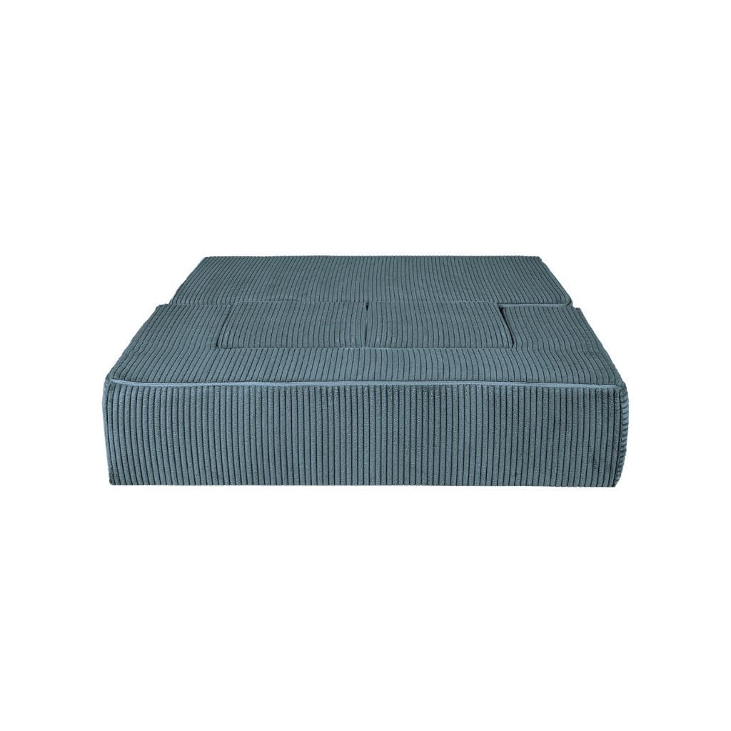 Canapé Cube en Velours MeowBaby®  - Turquoise