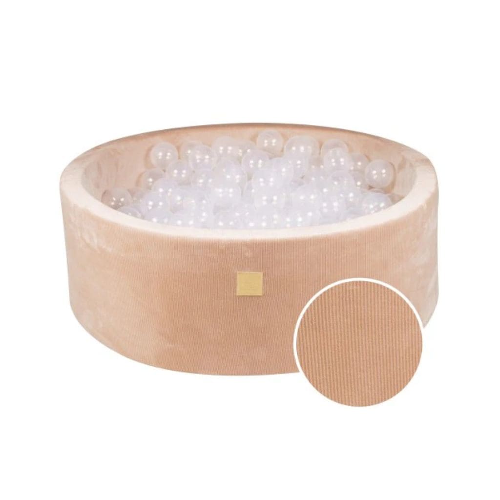 Piscine à Balles Ronde 90x30cm – 200 Balles Translucides - Sand Velvet