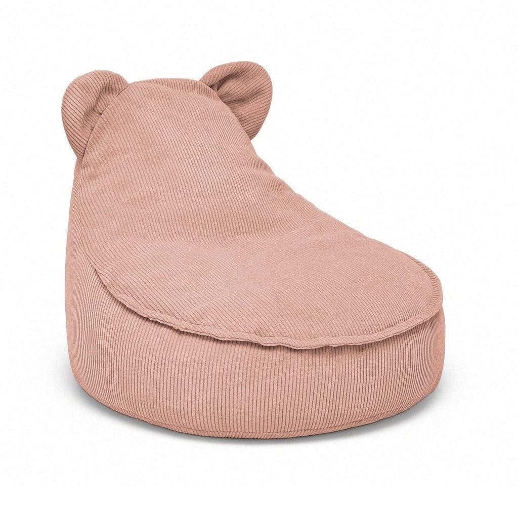 Pouf Teddy Slimcord MeowBaby®  - Brick