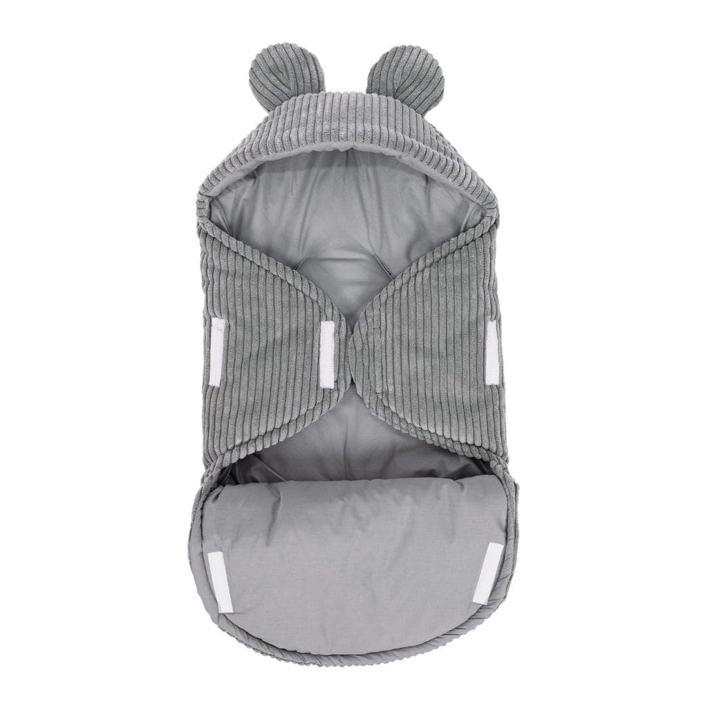 Couverture Ourson Bébé – Gris
