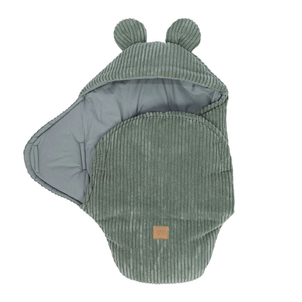 Couverture Ourson Bébé – Olive