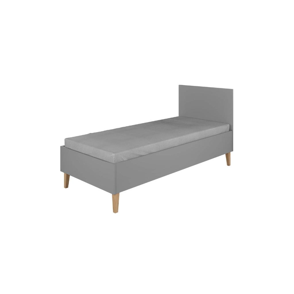 Lit Enfant Kubi – Design Épuré et Sécurité - Gris