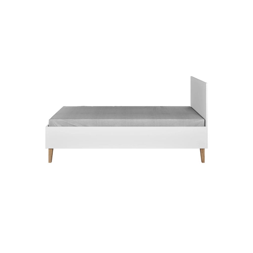 Lit Enfant Kubi – Design Épuré et Sécurité - Blanc