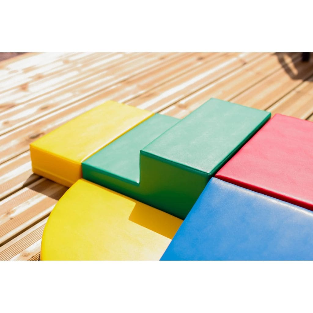 Ensemble de 5 blocs de Mousse Soft Play  - Coin Grimpeur Multicolore