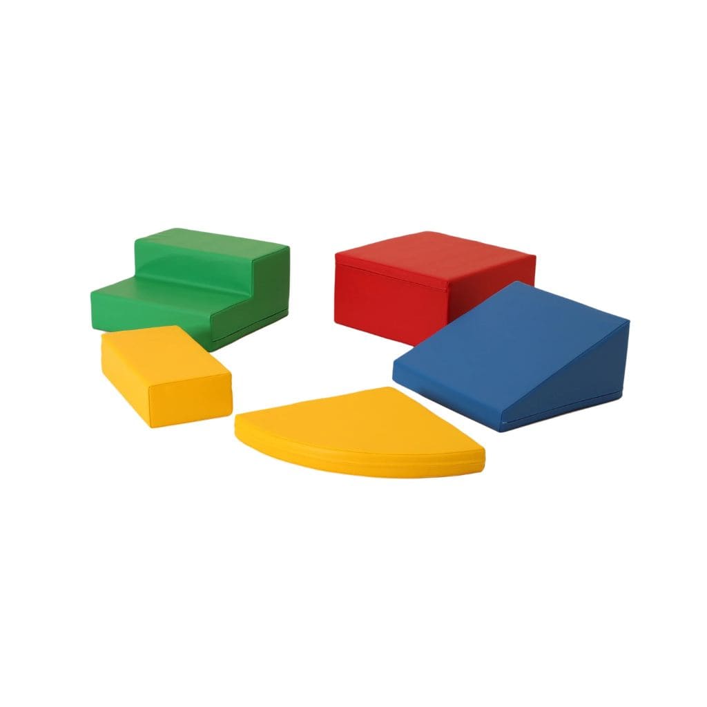Ensemble de 5 blocs de Mousse Soft Play  - Coin Grimpeur Multicolore