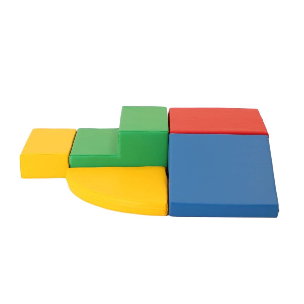 Ensemble de 5 blocs de Mousse Soft Play  - Coin Grimpeur Multicolore