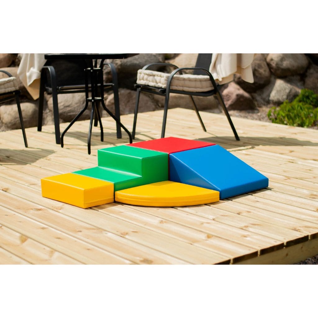 Ensemble de 5 blocs de Mousse Soft Play  - Coin Grimpeur Multicolore