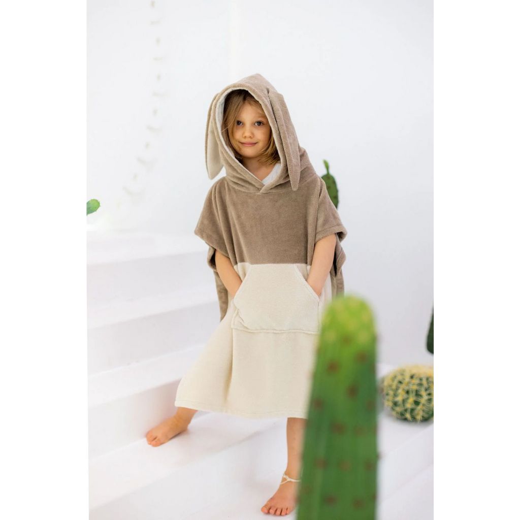 Poncho de Bain Enfant Latte Doux - Surfbunny