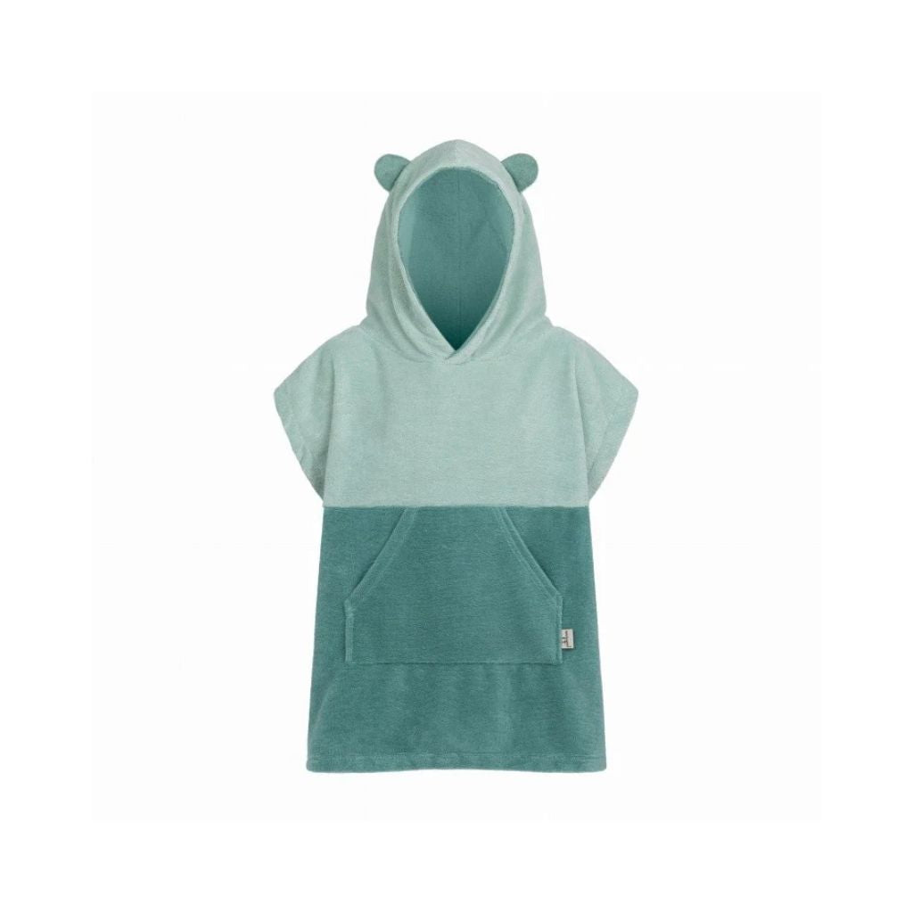 Poncho de Bain Enfant Green - Surfbunny