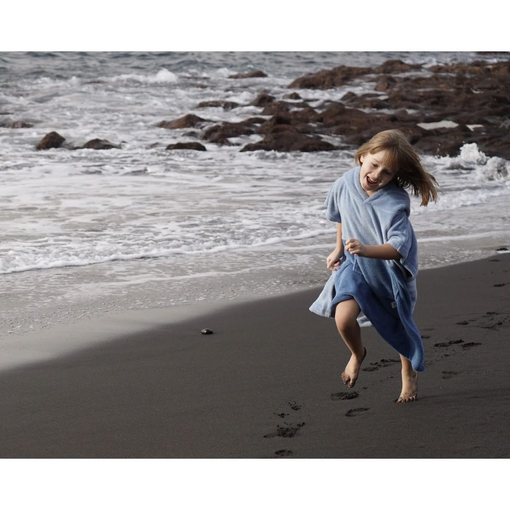Poncho de Bain Enfant Bleu - Surfbunny