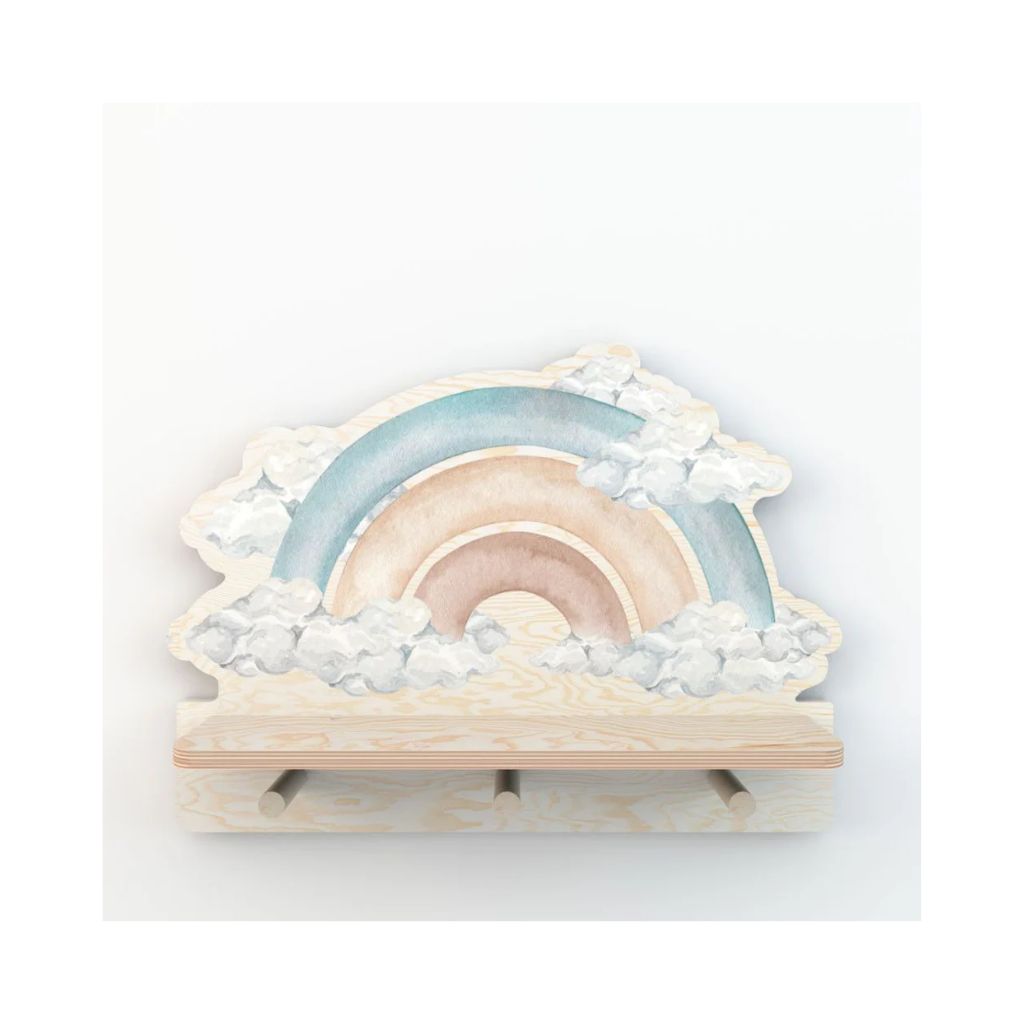 Mini Étagère Murale Blue Rainbow