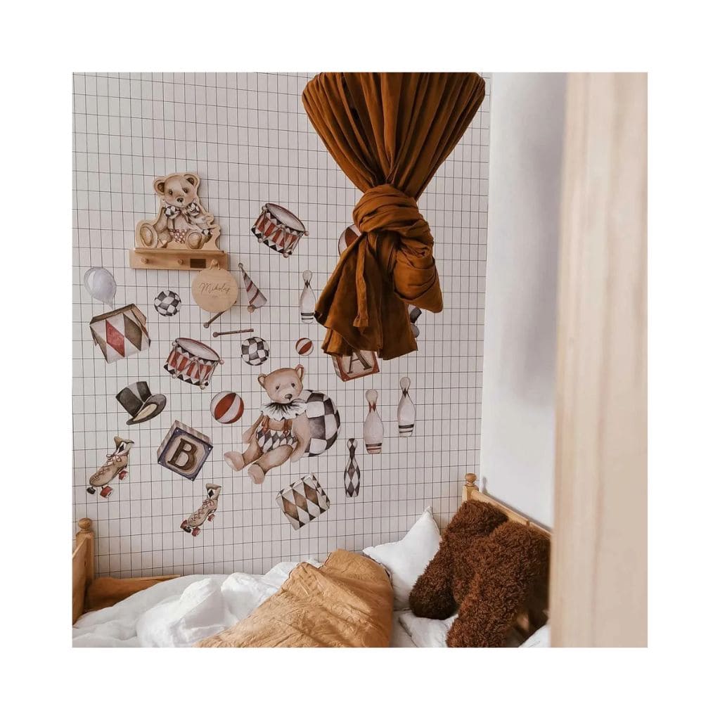 Mini Étagère Murale Teddy Bear