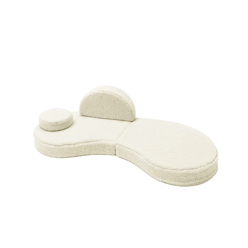 Canapé Modulable Enfant 6 Éléments "Coccolo" - Tissu Doux