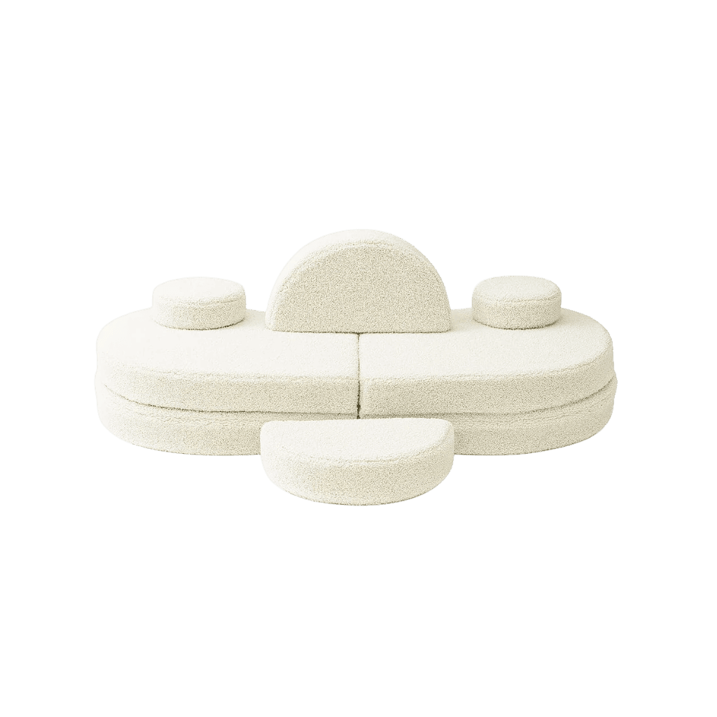 Canapé Modulable Enfant 6 Éléments "Coccolo" - Tissu Doux