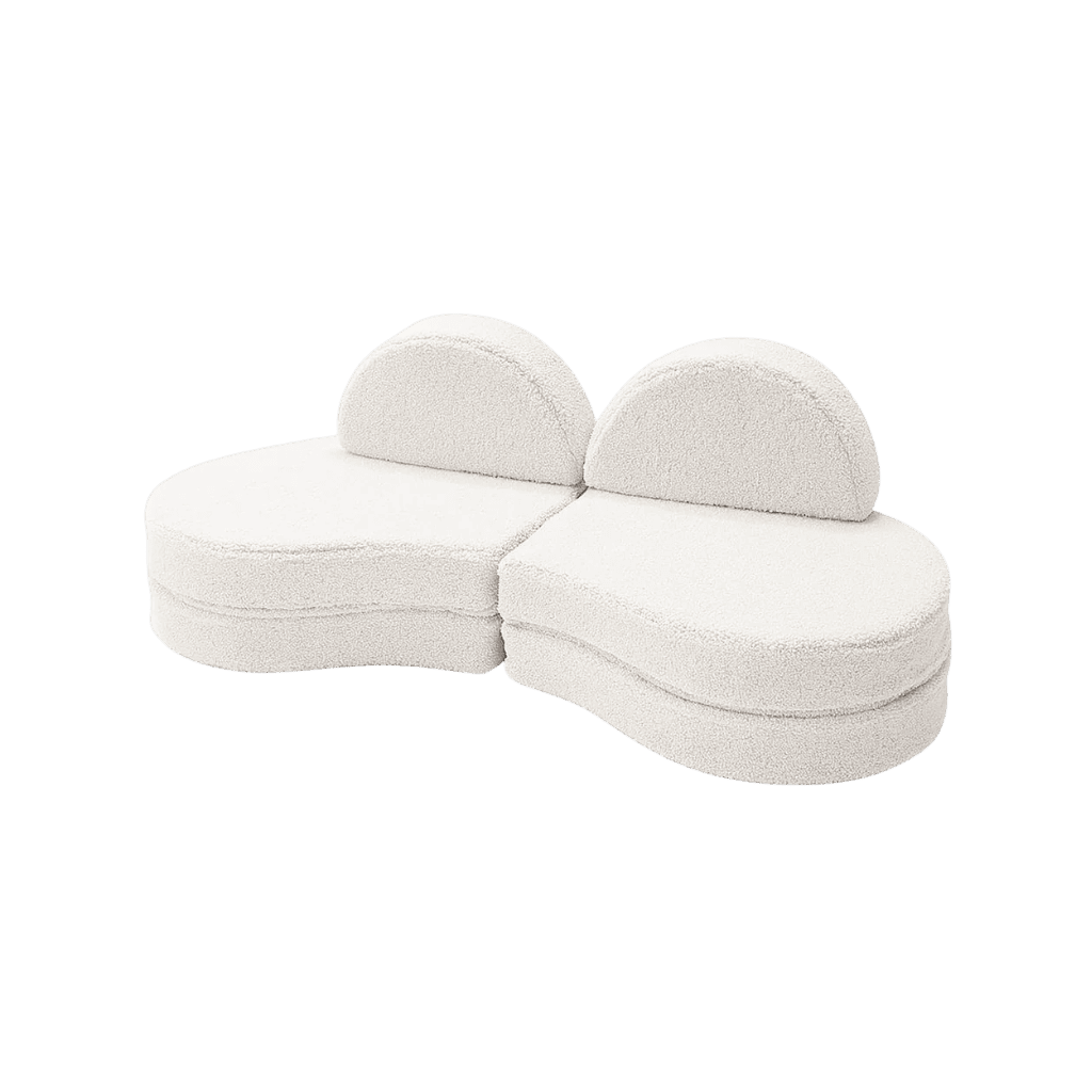 Canapé Modulable Enfant 6 Éléments "Coccolo" - Tissu Doux