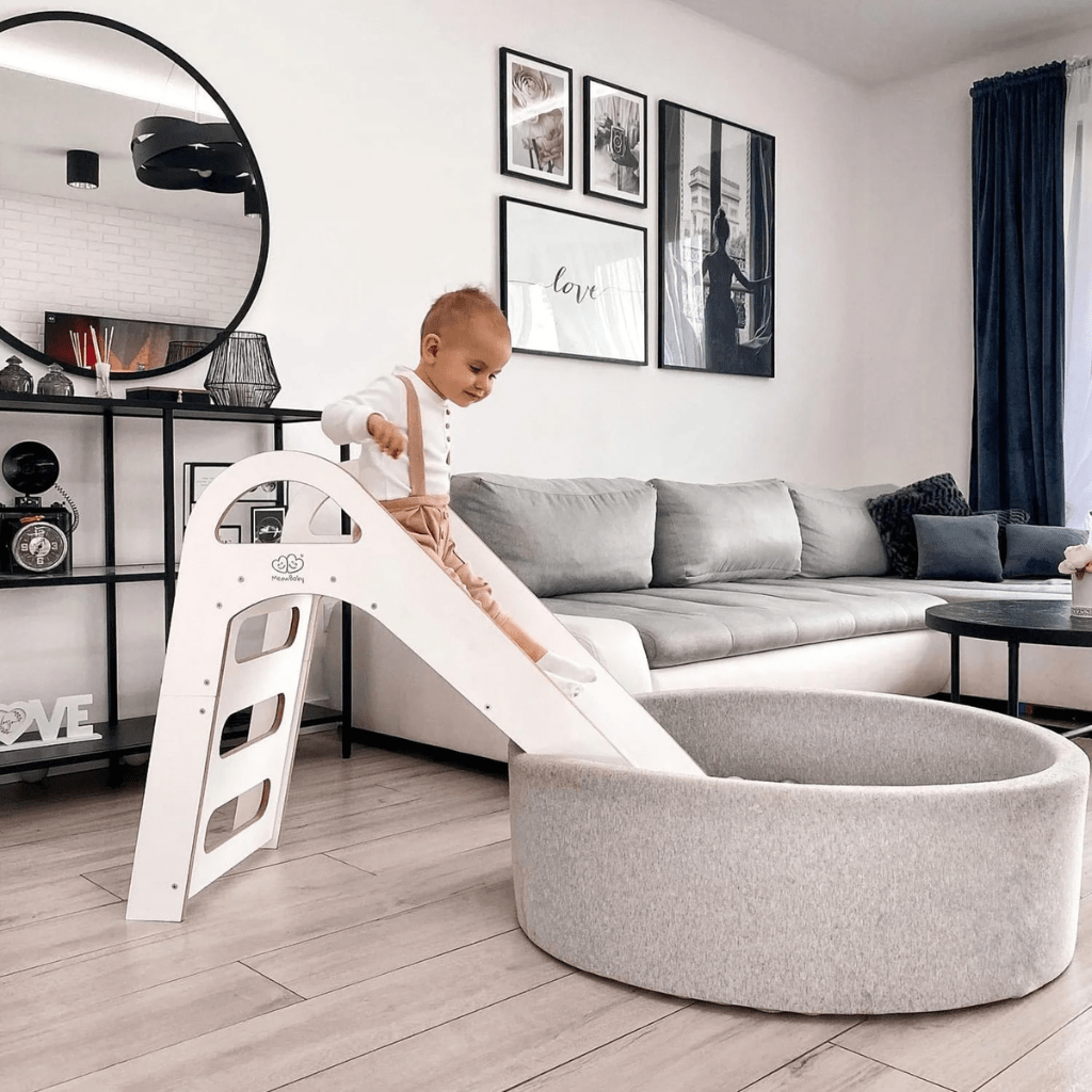 Toboggan Scandinave en Bois pour Enfants, 87 x 46 cm en | Motricidade Tinitto – Fabrication européenne