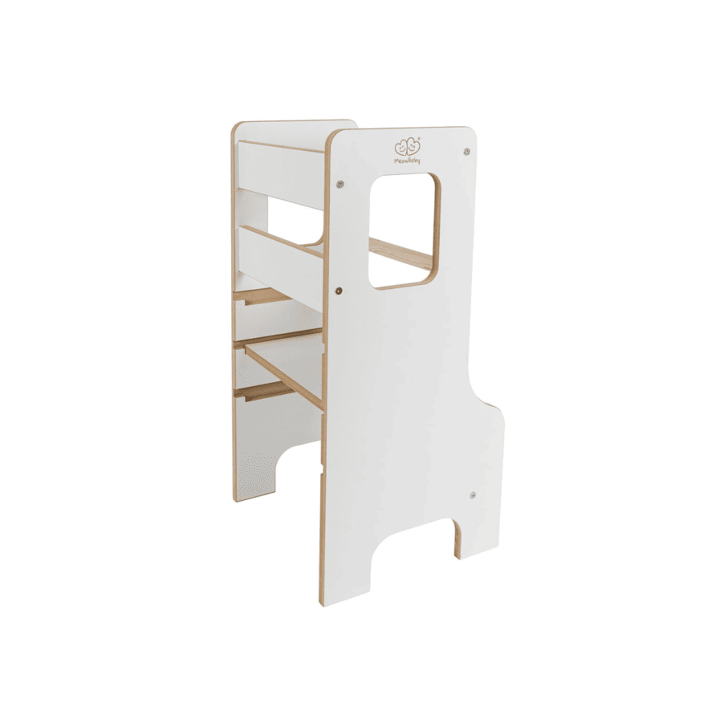 Tour d'Apprentissage Enfant en MDF - Sécurisée & Éducative pour la Cuisine en | Motricidade Tinitto – Fabrication européenne