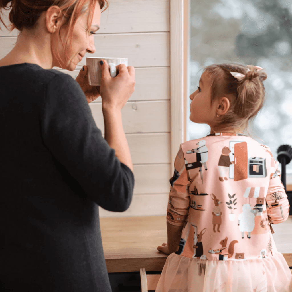 Tour d’Apprentissage Évolutive 2 - en - 1 STEP’n’SIT® en BurlyWood | Motricidade Tinitto – Fabrication européenne