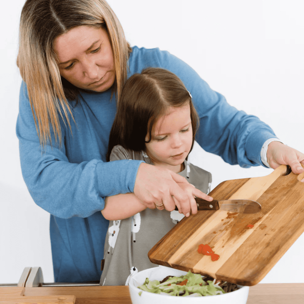 Tour d’Apprentissage Évolutive 2 - en - 1 STEP’n’SIT® en BurlyWood | Motricidade Tinitto – Fabrication européenne