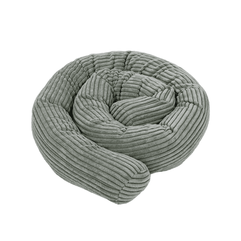 Tour de Lit en terciopelo de pana en DarkOliveGreen | Conforto Tinitto – Fabricación europea