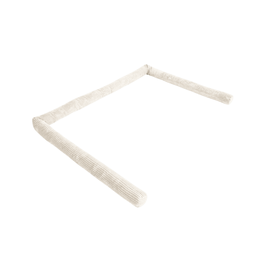 Tour de Lit en Velours Corduroy en Gainsboro | Conforto Tinitto – Fabrication européenne