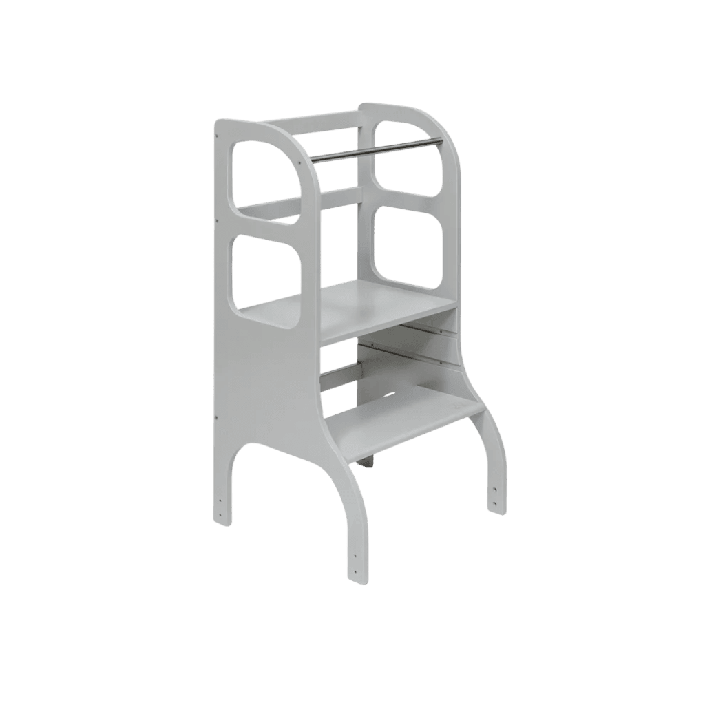 Torre de observação evolutiva STEP UP em cinzento escuro | Motricidade Tinitto – Fabricação europeia