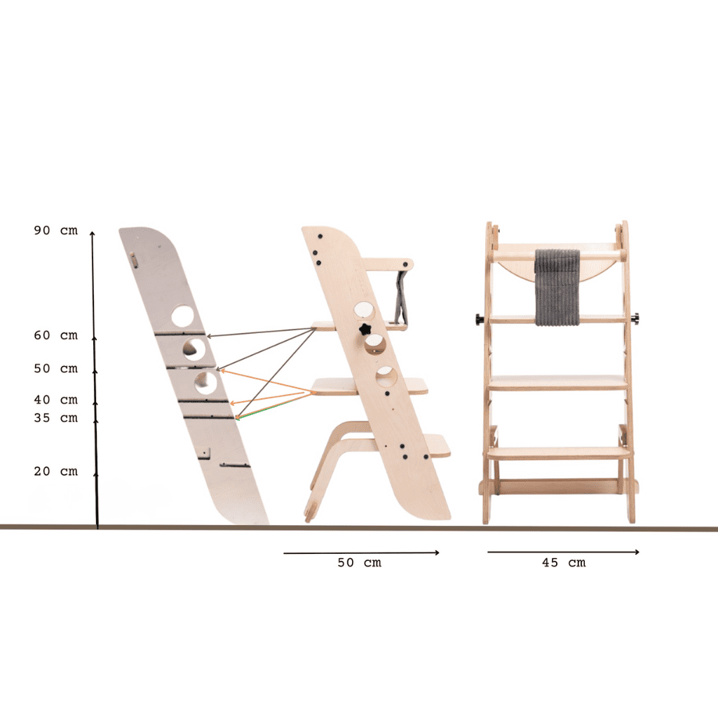 Tour Montessori Évolutive «Louis» – Apprentissage & Autonomie en | Motricidade Tinitto – Fabrication européenne